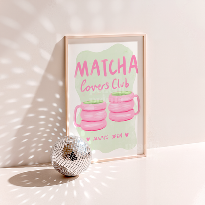 Matcha Lovers Club Print