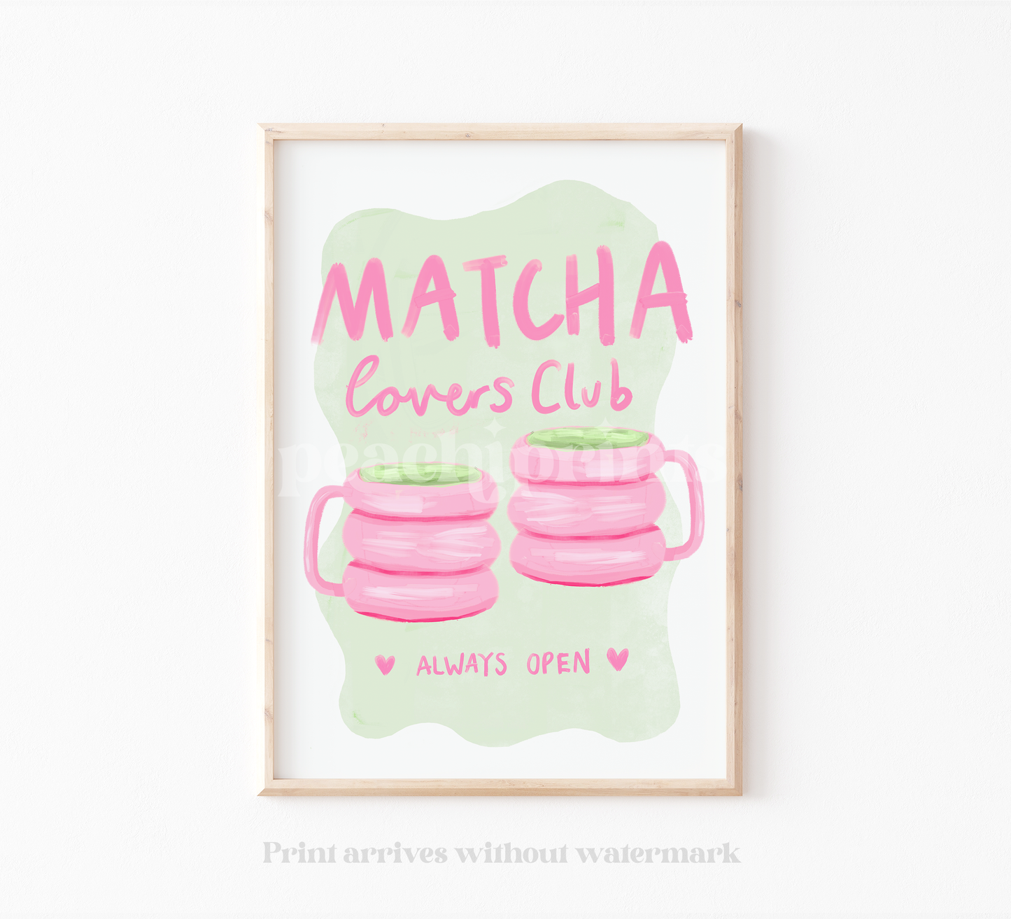 Matcha Lovers Club Print