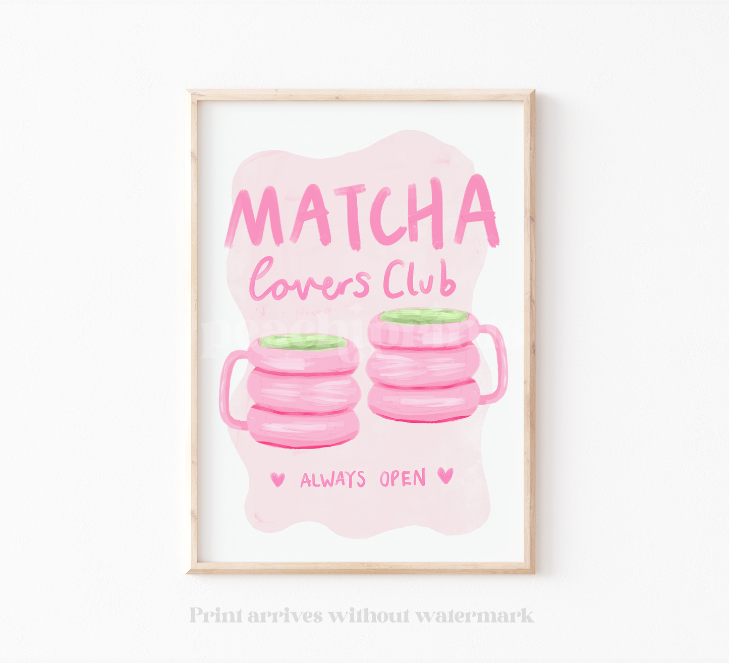 Matcha Lovers Club Print