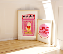 Load image into Gallery viewer, Love Actually Is All Around Print
