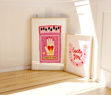 Load image into Gallery viewer, Love &amp; Light Matchbox Print
