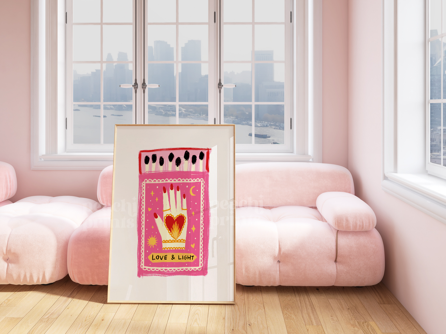 Love & Light Matchbox Print