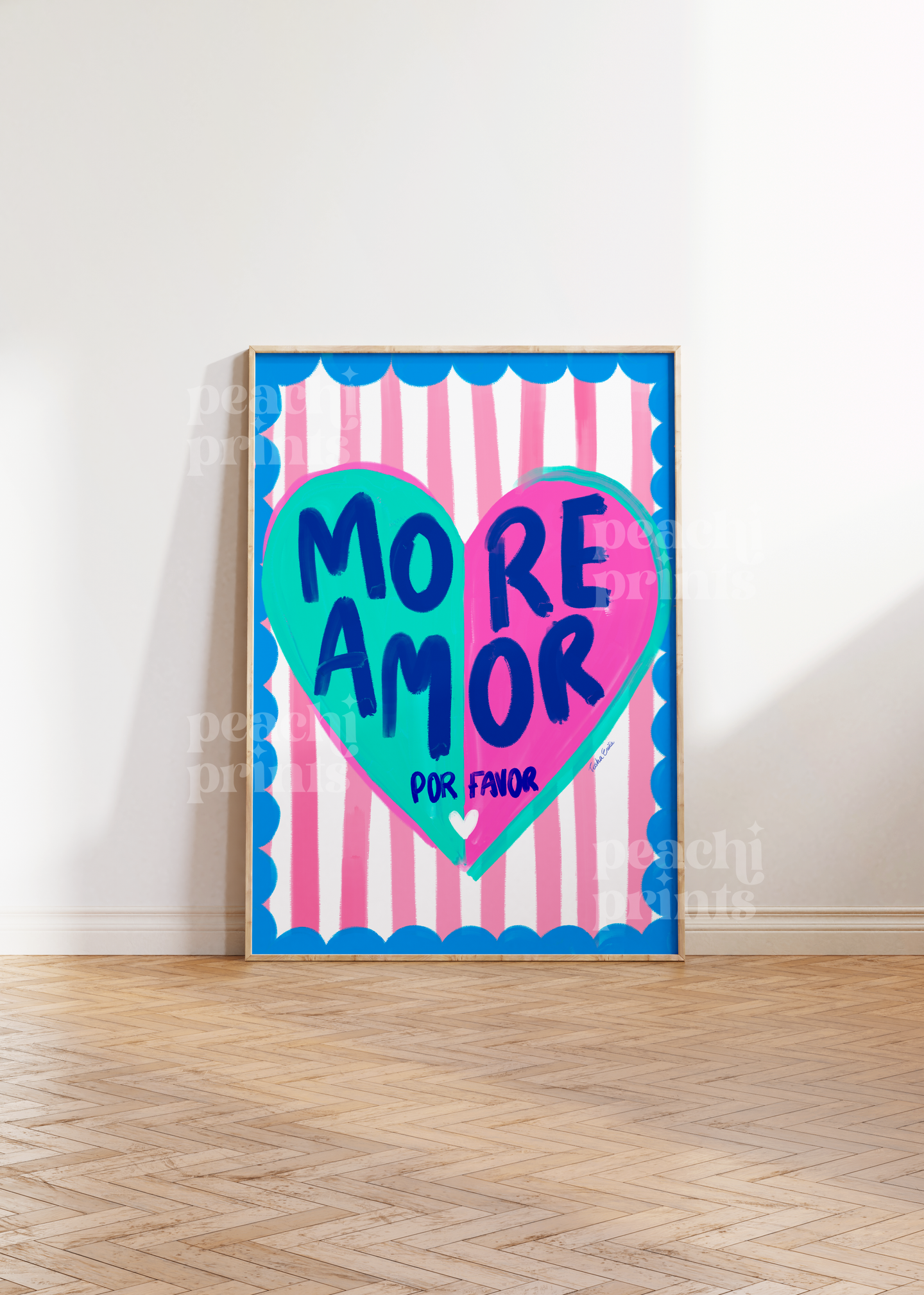 More Amor Por Favor Heart Print