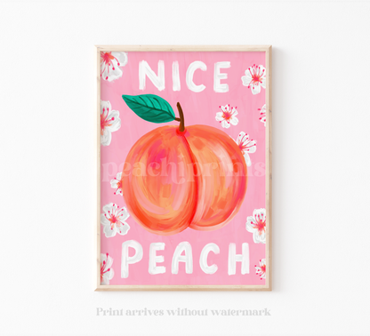 Nice Peach Print