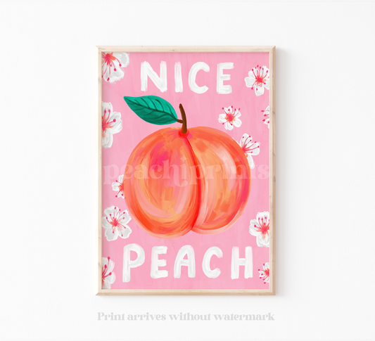 Nice Peach Print