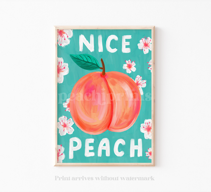 Nice Peach Print