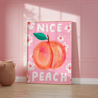 Nice Peach Print