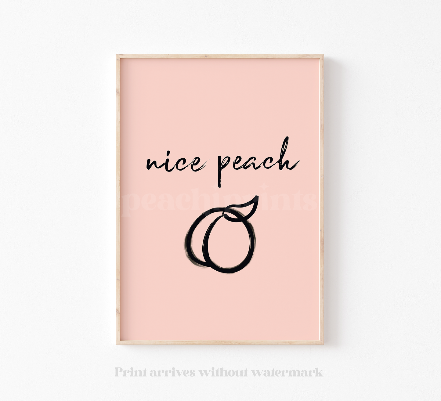 Nice Peach Print