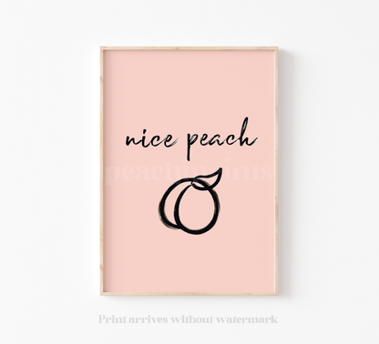 Nice Peach Print