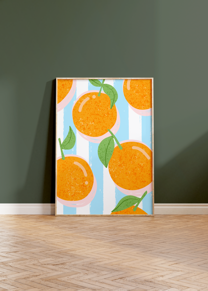 Bon Bon Oranges Print