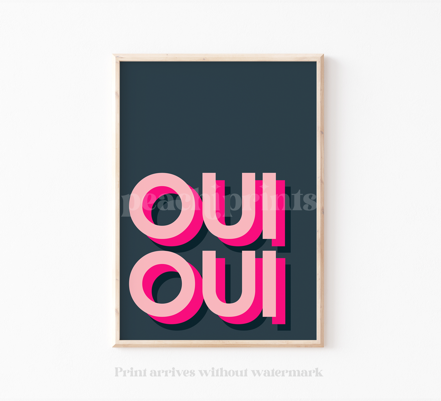 Neon Oui Oui Print