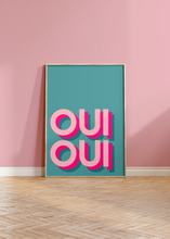 Load image into Gallery viewer, Bright Oui Oui Print

