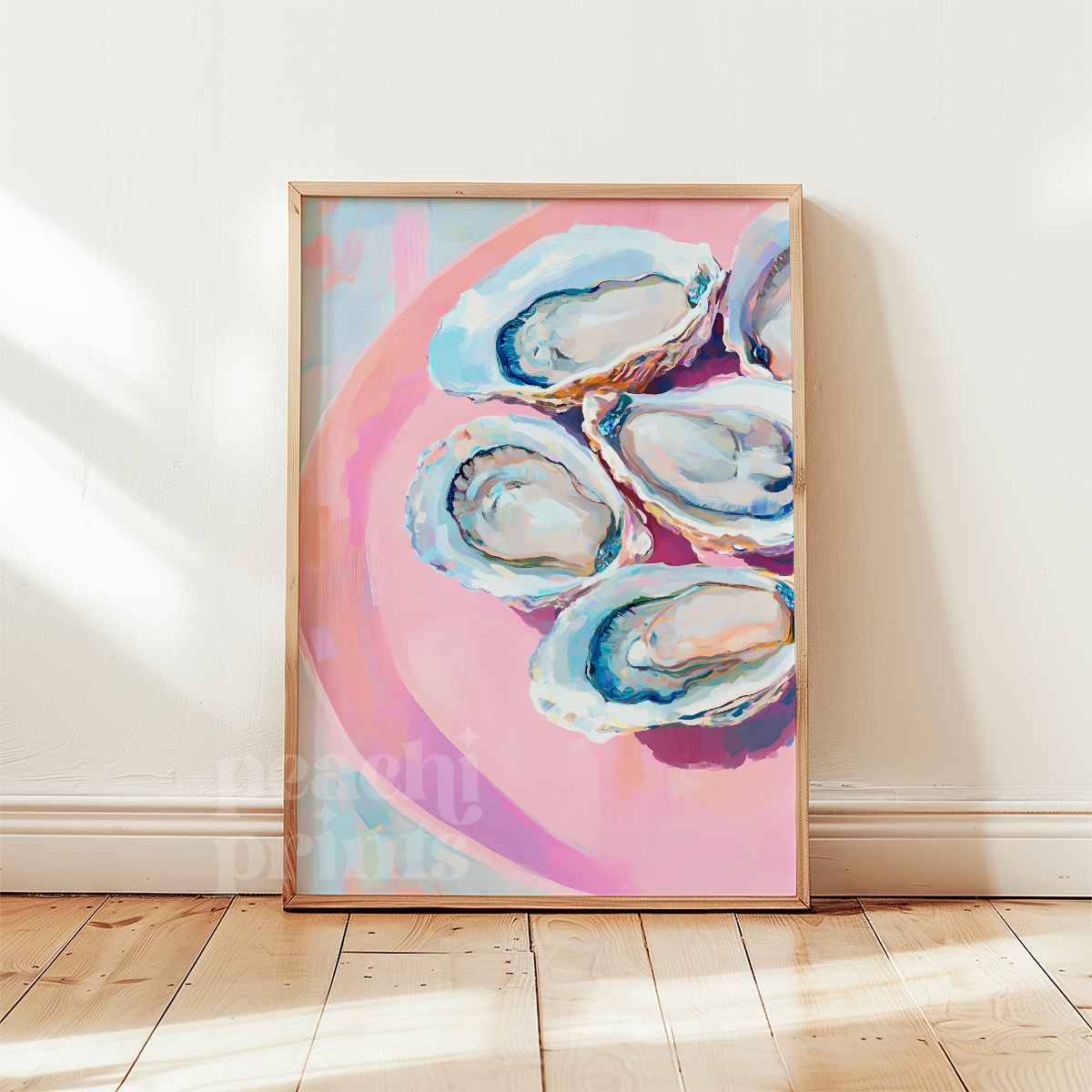 Pastel Oyster Shells Print