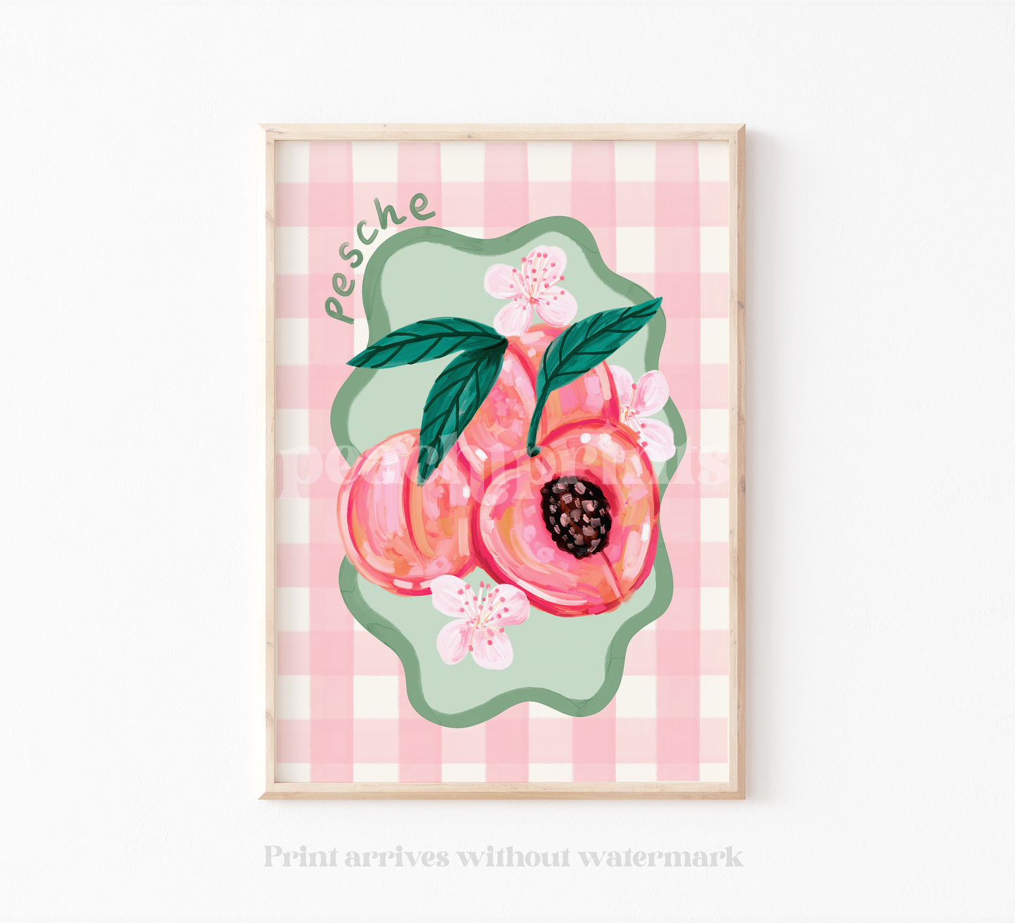 Italian Peaches Print