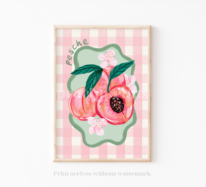 Italian Peaches Print