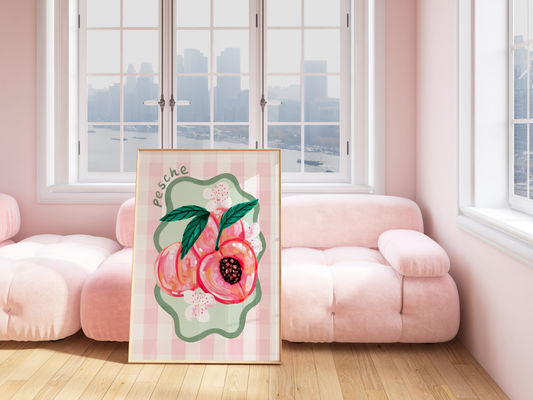 Italian Peaches Print