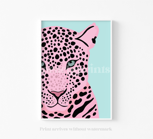 Pink Leopard Print