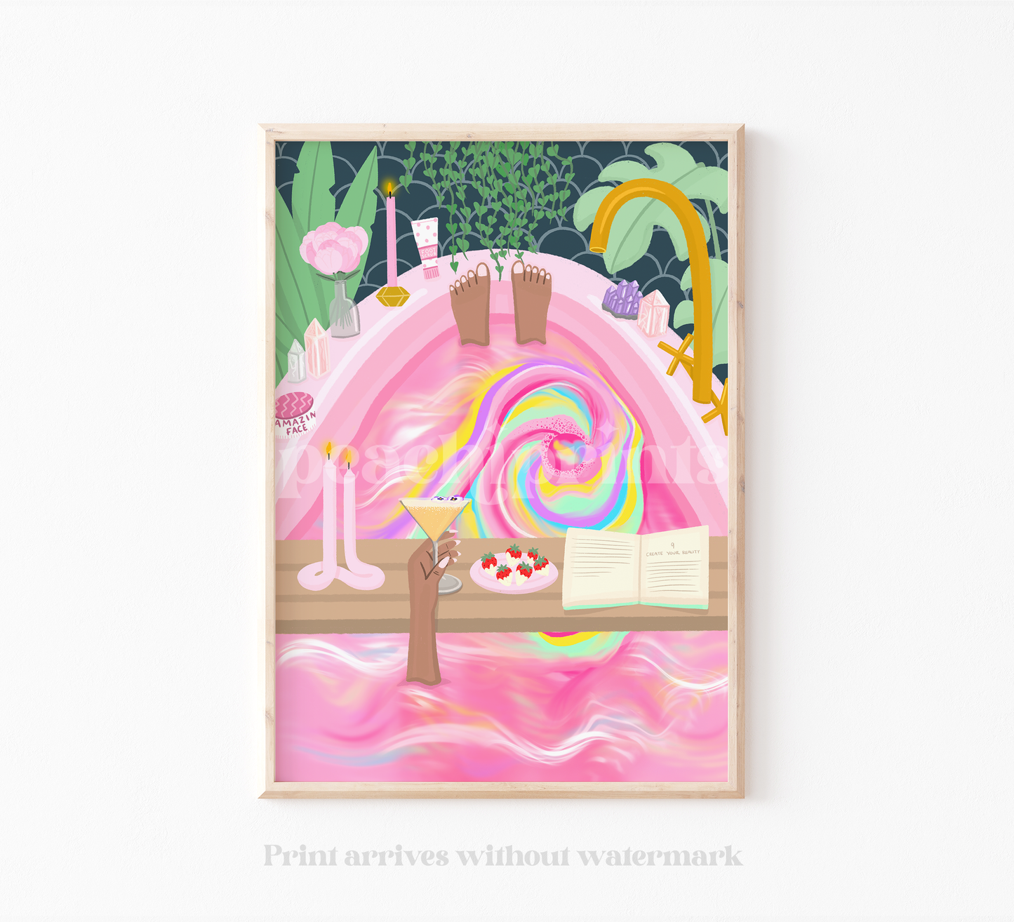 Self Care Bath Bomb Print