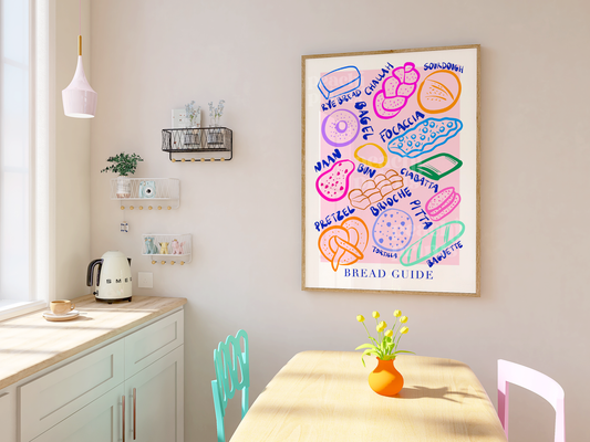 Rainbow Bread Guide Print