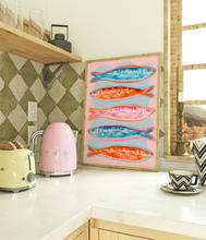 Load image into Gallery viewer, Abstract Sardines Print
