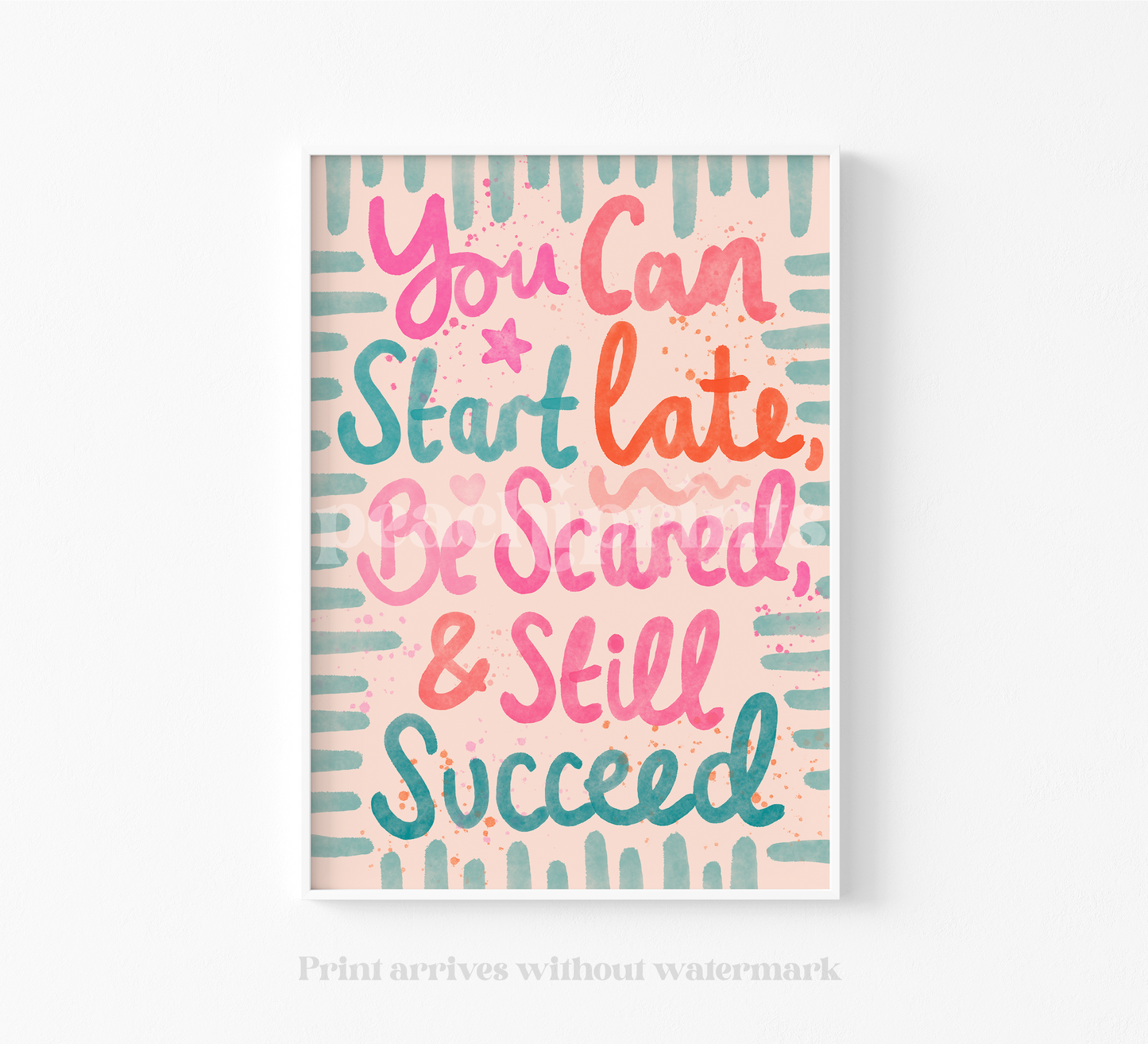 Succeed Affirmation Print