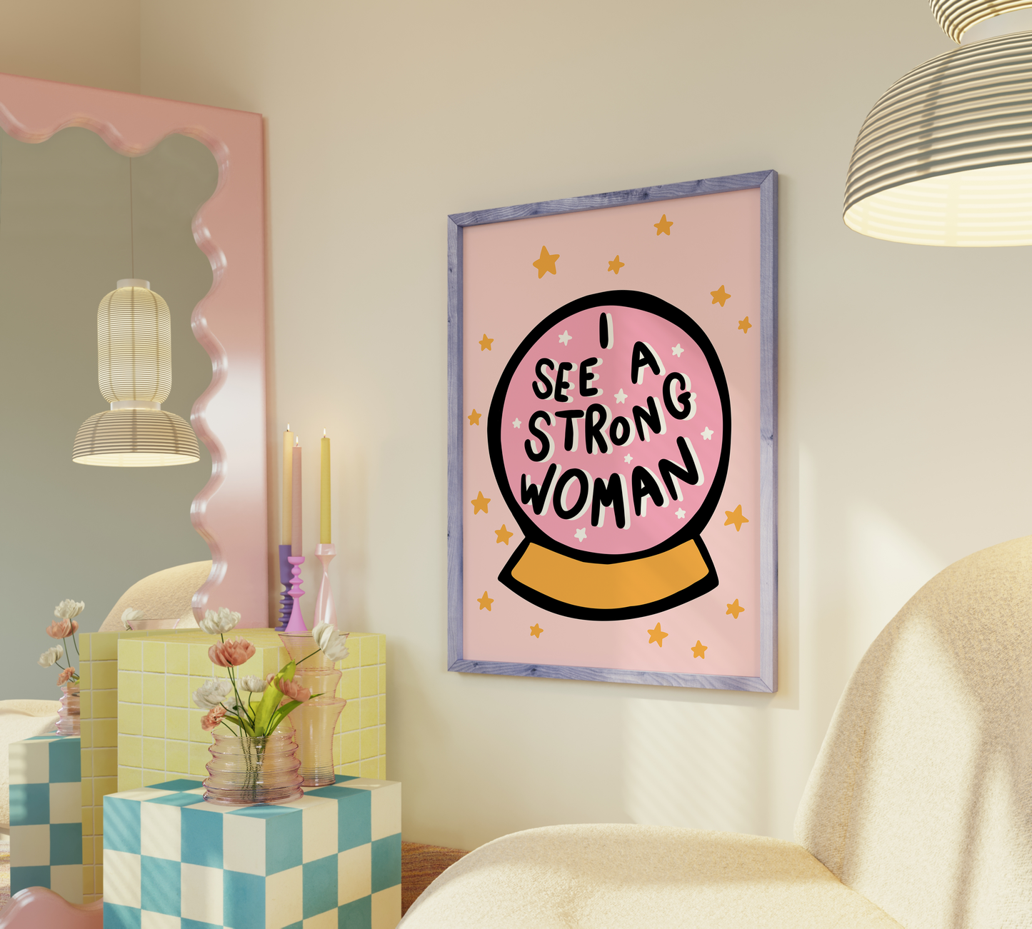 I See A Strong Woman Print