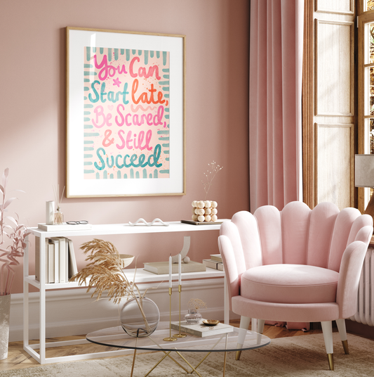 Succeed Affirmation Print