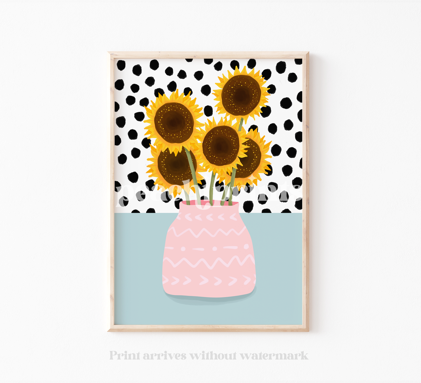 Sunflower Spots Print