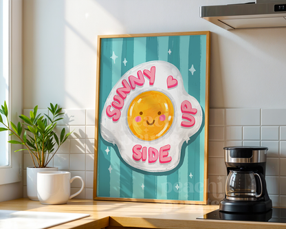 Sunny Side Up Egg Print