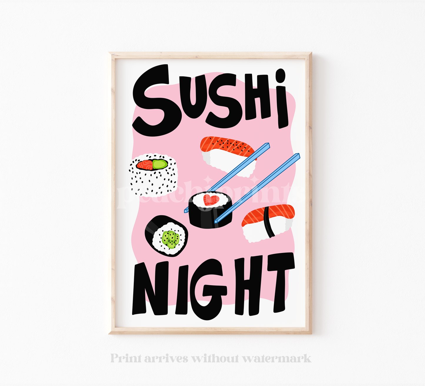 Sushi Night Print