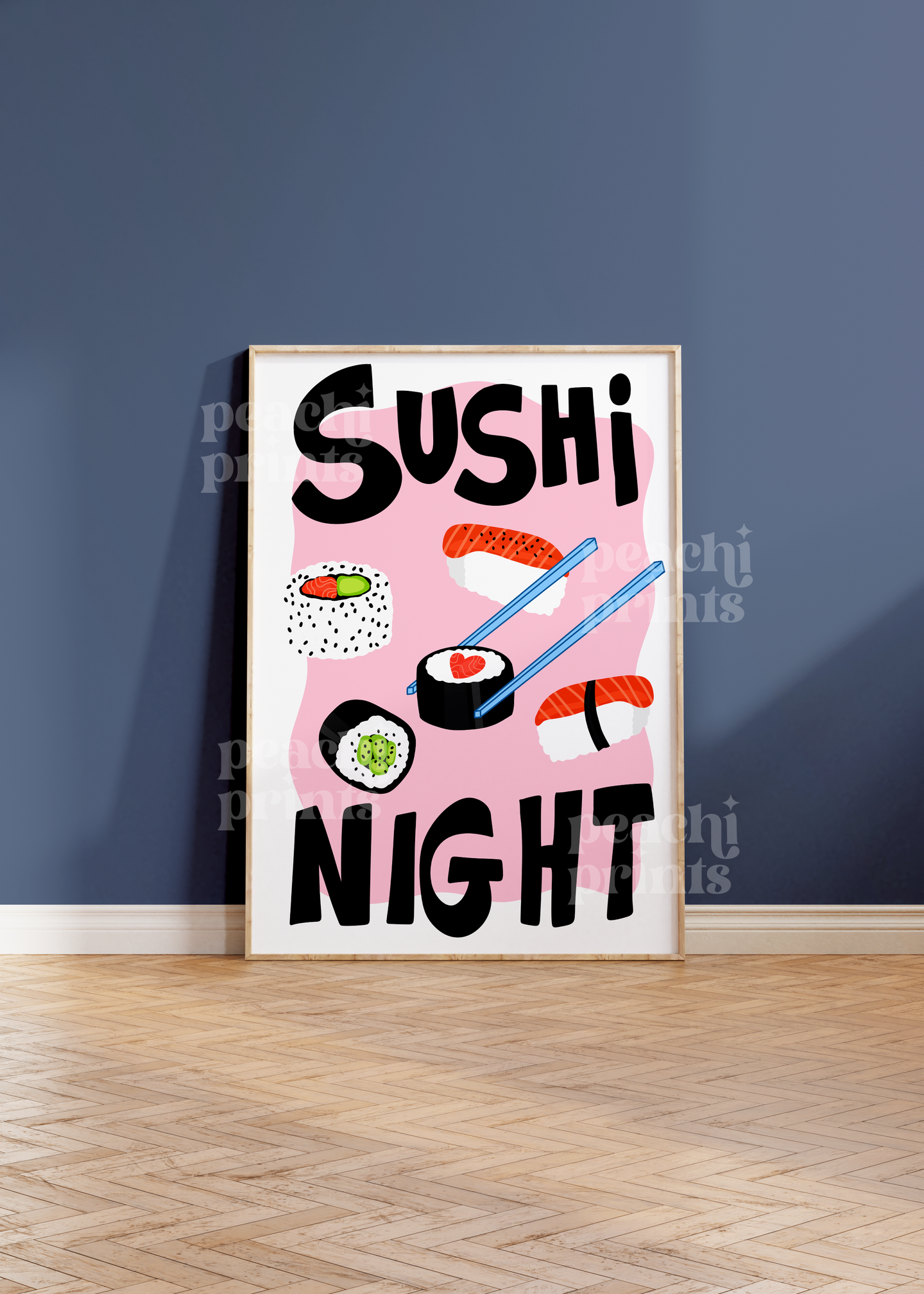 Sushi Night Print