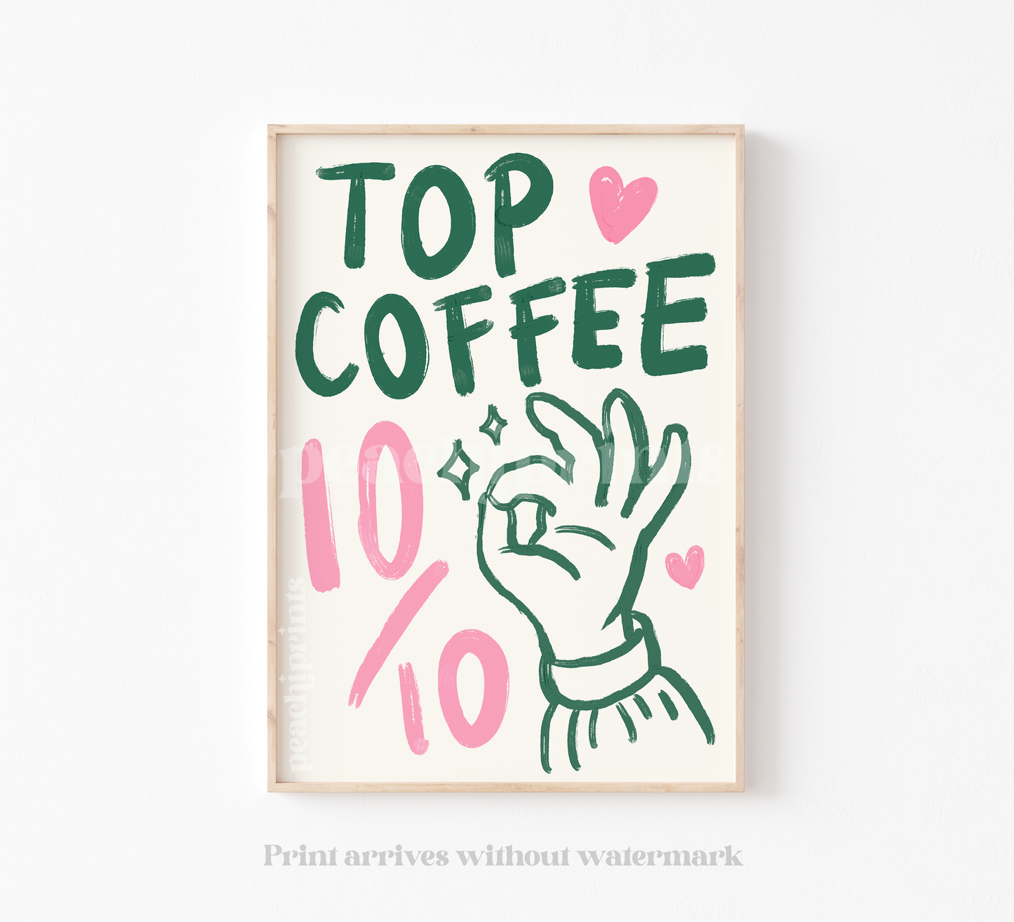 Top Coffee Print