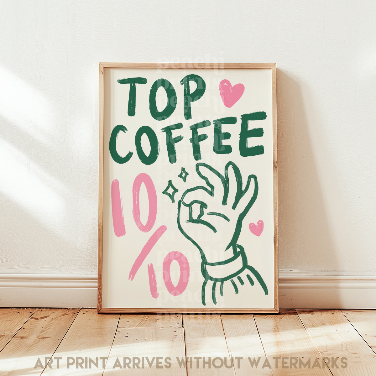 Top Coffee Print