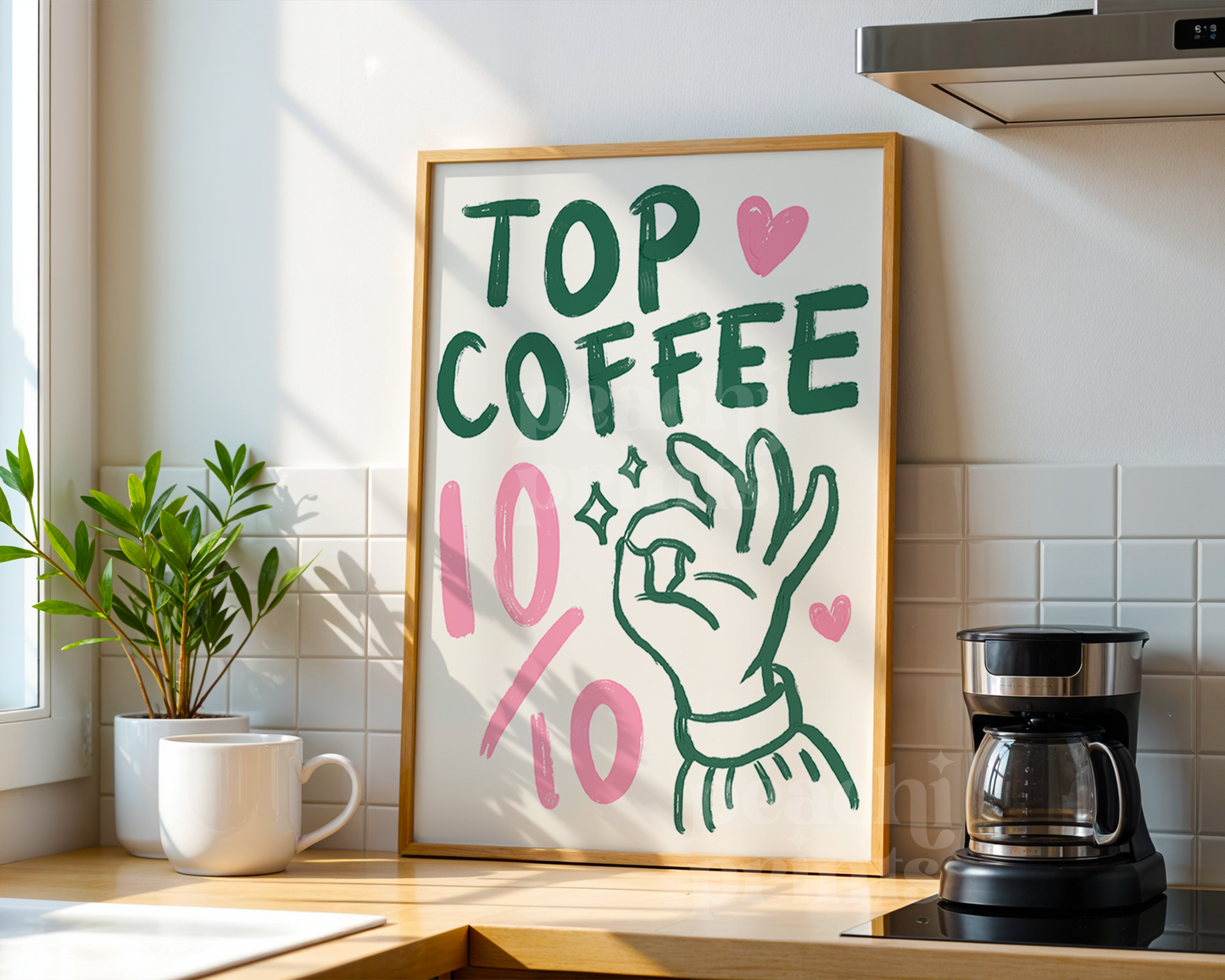 Top Coffee Print
