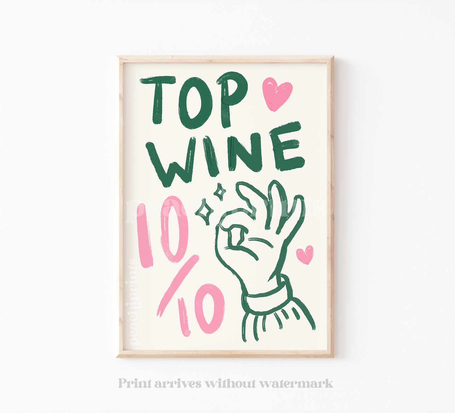 Top Wine Print