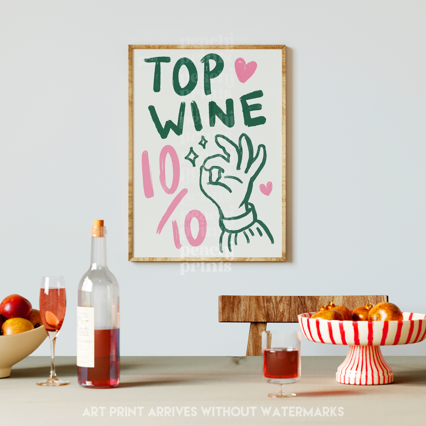 Top Wine Print