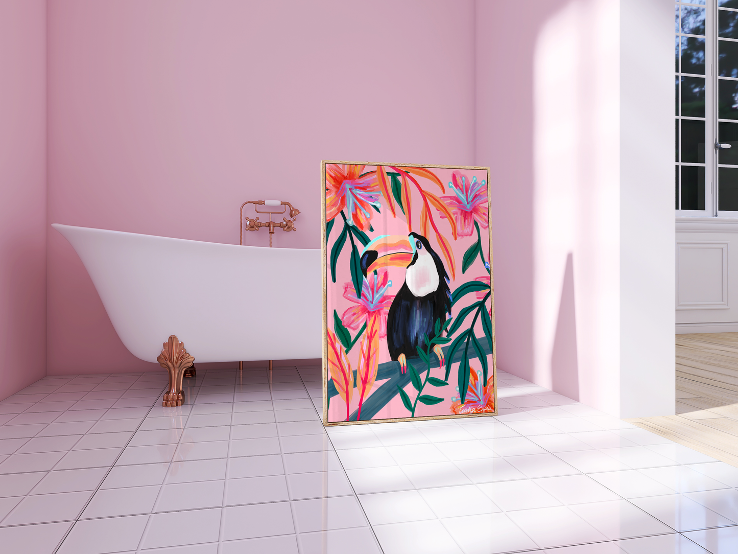 Botanical Toucan Print