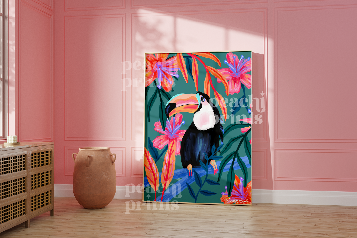 Botanical Toucan Print