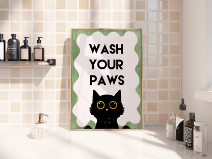 Wash Your Paws Print