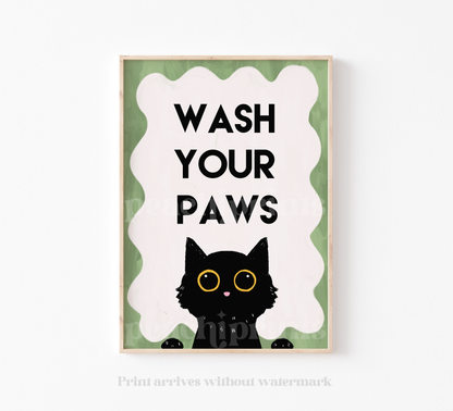 Wash Your Paws Print