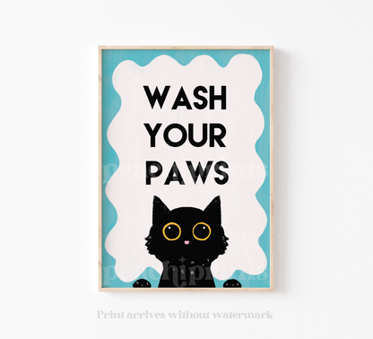 Wash Your Paws Print
