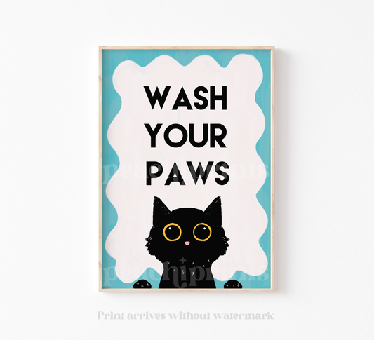 Wash Your Paws Print