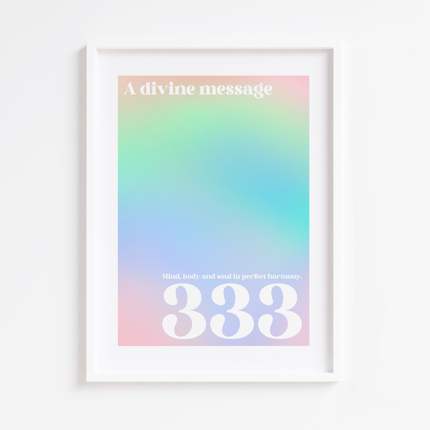 Angel Number 444 Print