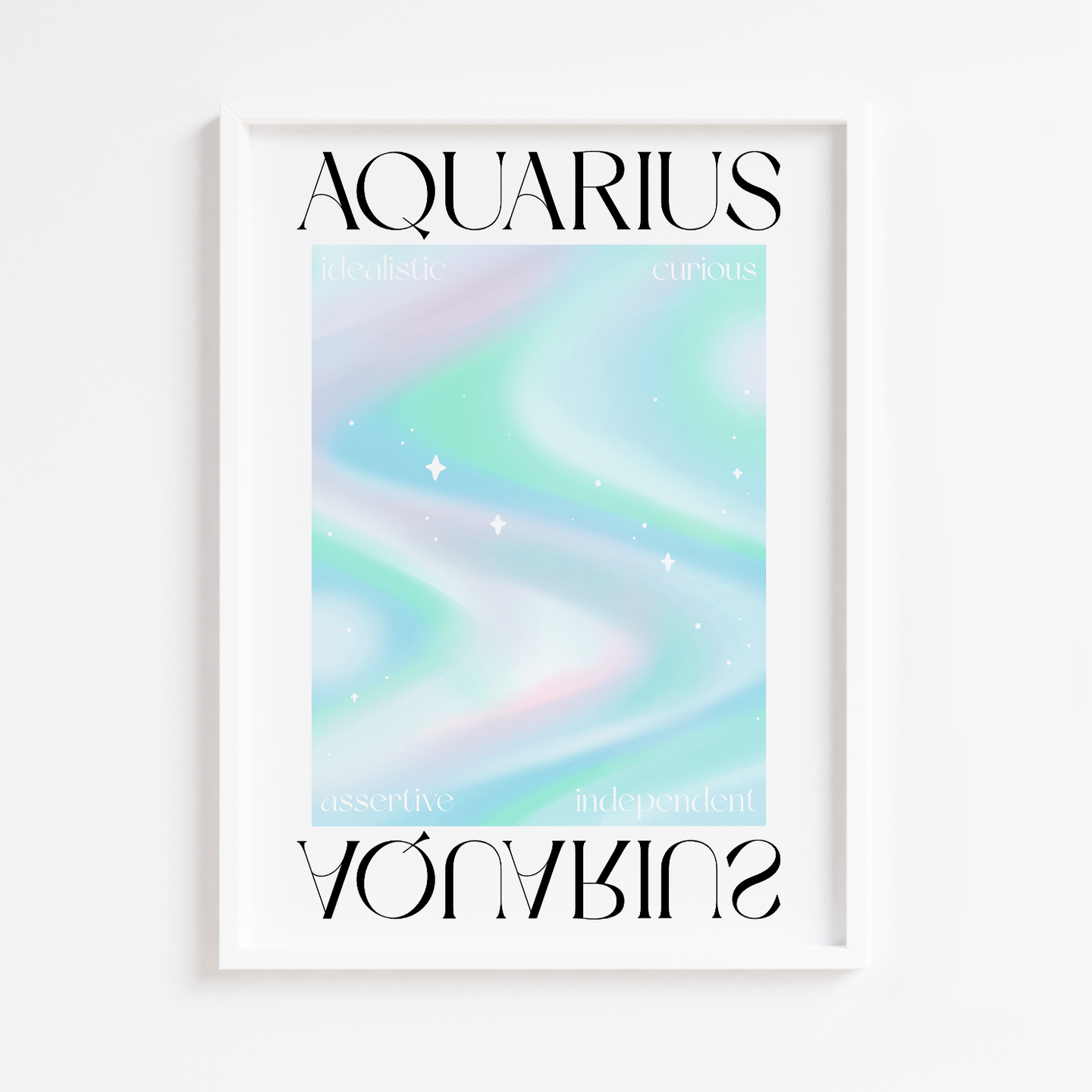 Aquarius Zodiac Print
