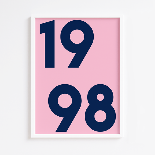 Bold Year Print Print