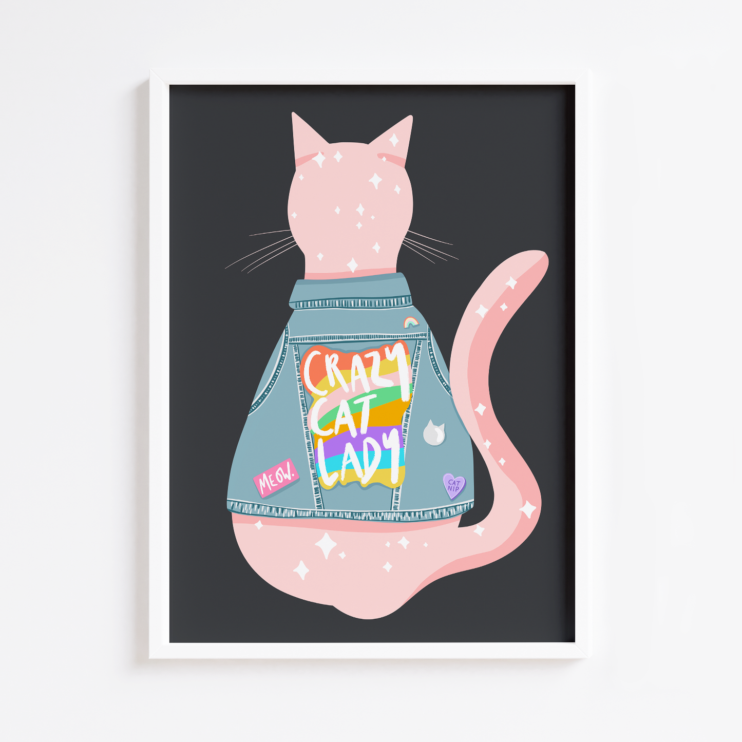 Crazy Cat Lady Print