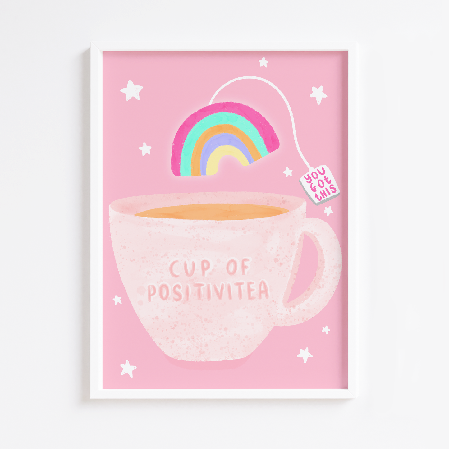 Cup of Positivitea Print