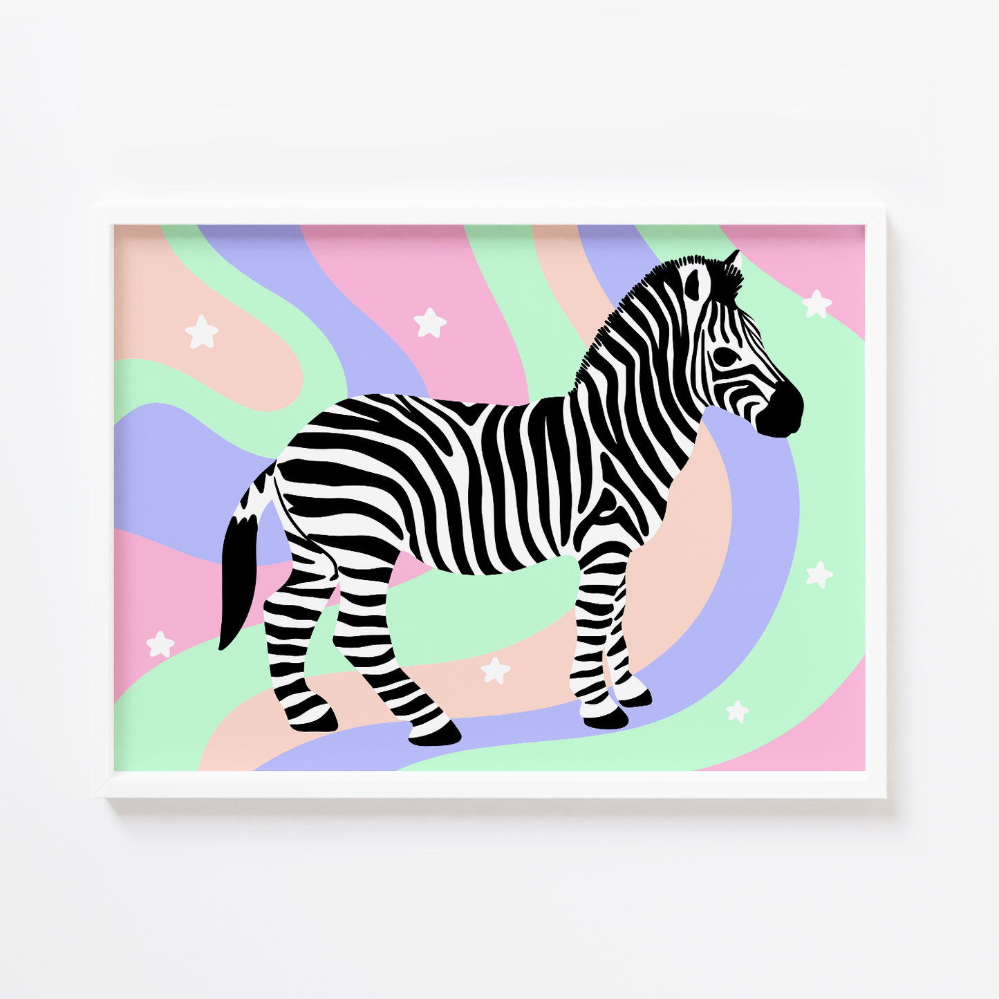 Disco Zebra Print