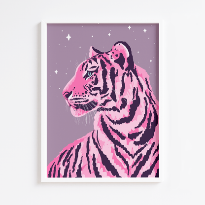 Dusk Serene Tiger Print