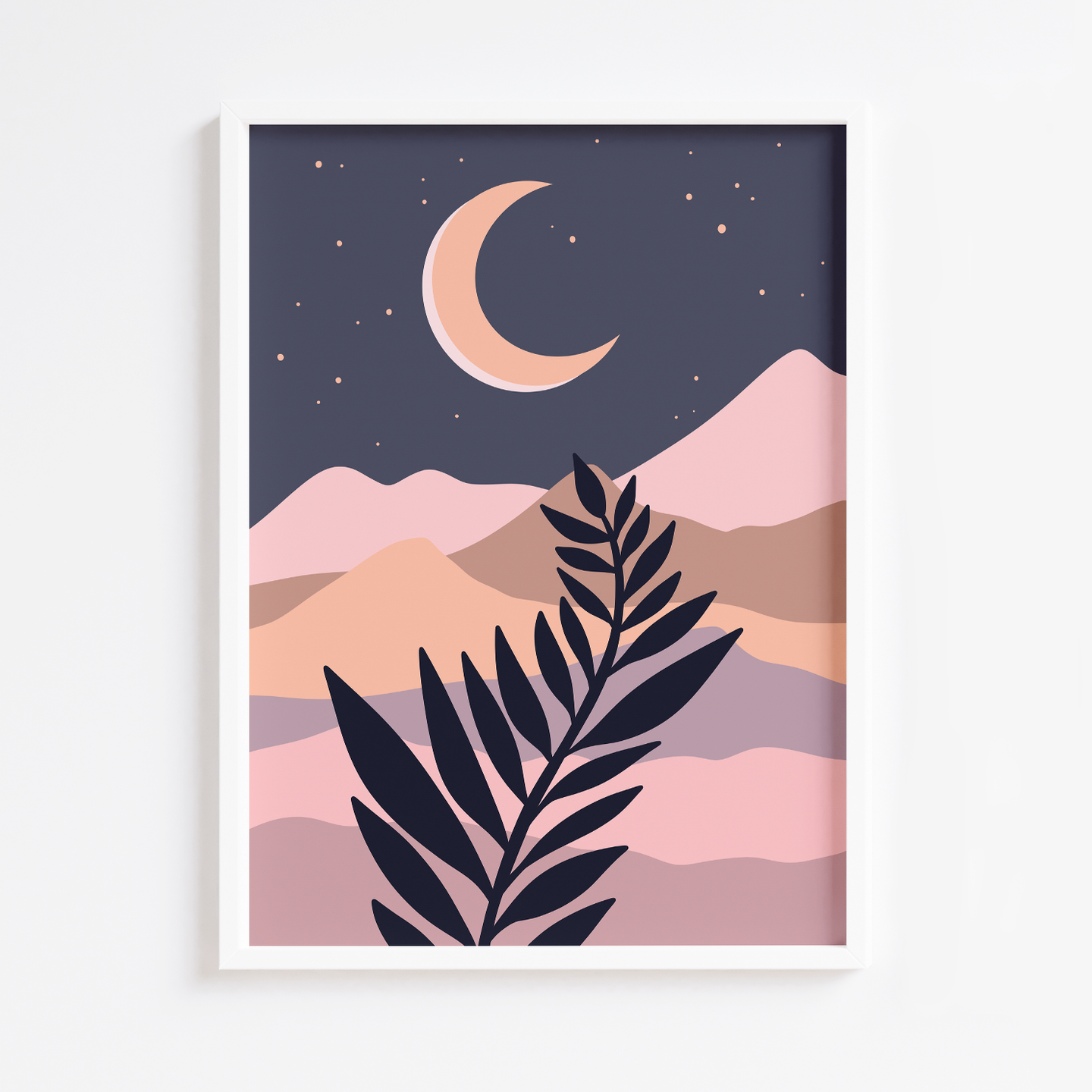 Dusky Moonscape Print